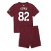 Maillot de foot Manchester City Rico Lewis #82 Troisième vêtements enfant 2024-25 Manches Courtes (+ pantalon court)